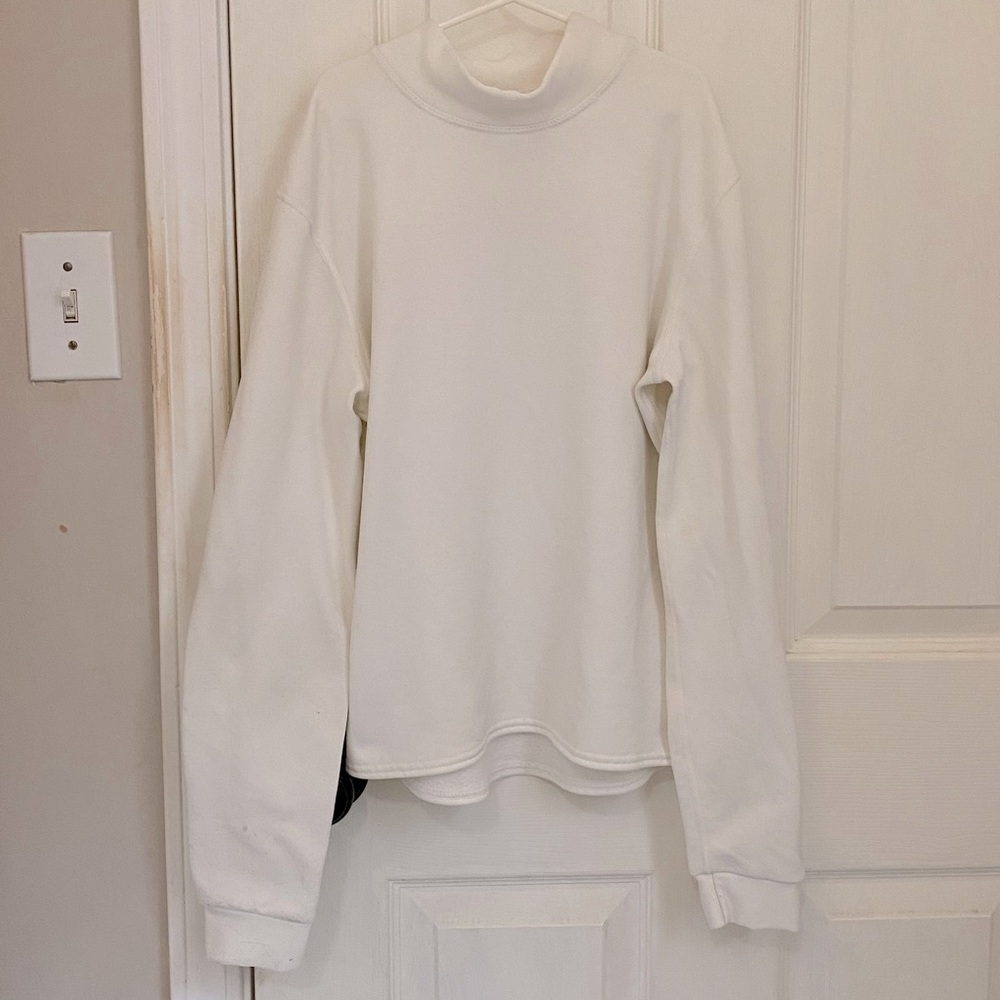 Hot Chillys Mockneck Base Layer Long Sleeve Top in White